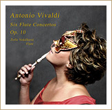 Obal CD A. Vivaldi – 6 koncertů pro flétnu op. 10