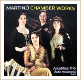 Obal CD Martinů – Chamber Works